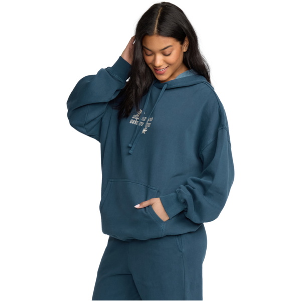2025 Billabong Womens Best Wishes Hoodie 24B413504 - Navy